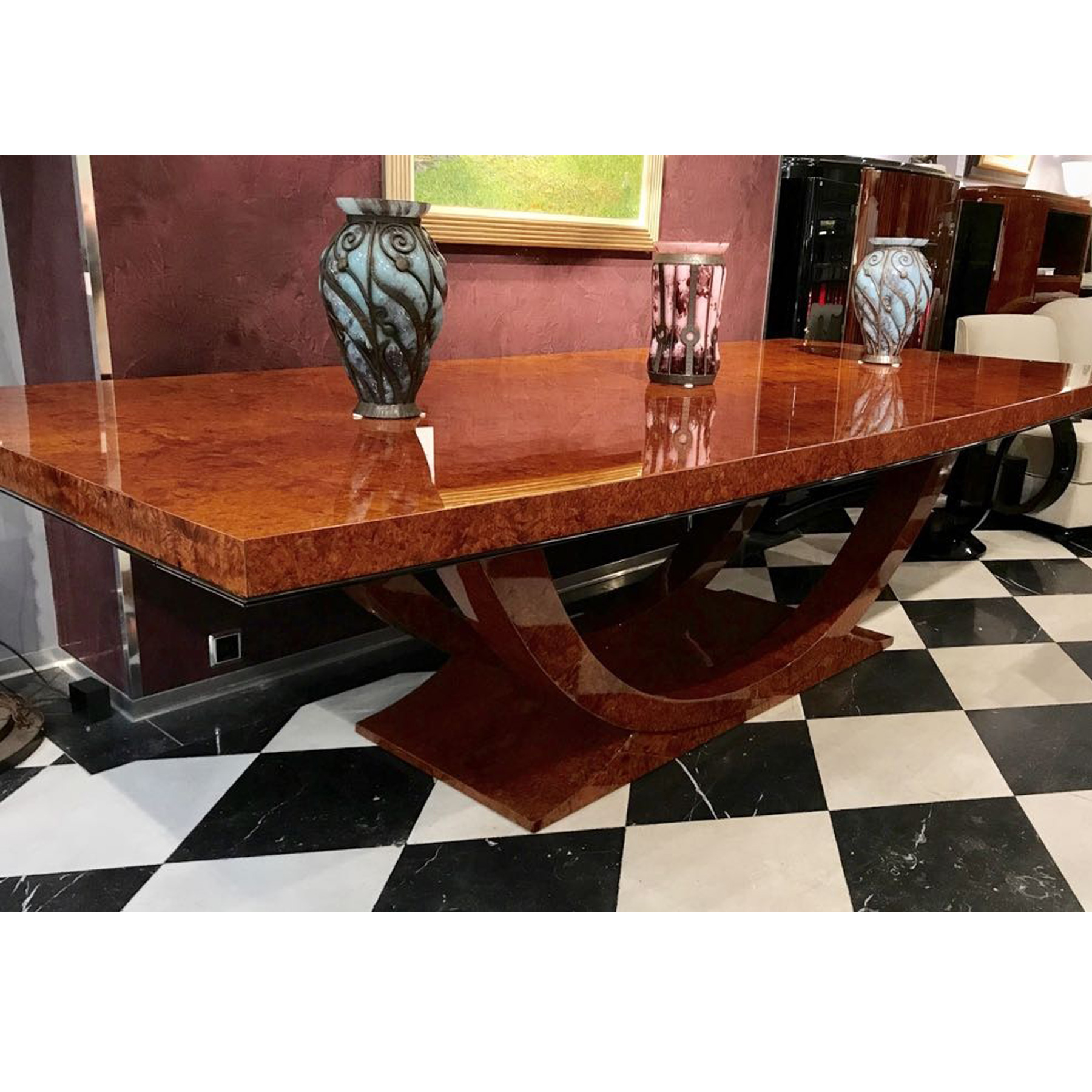 Table Amboina 130x300 plus 2 x 40 cm extensions